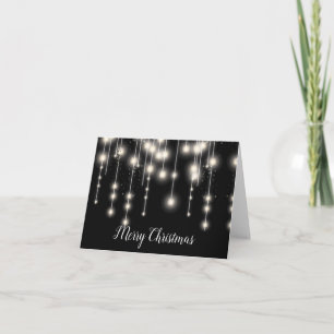 Elegant String Lights Christmas Card