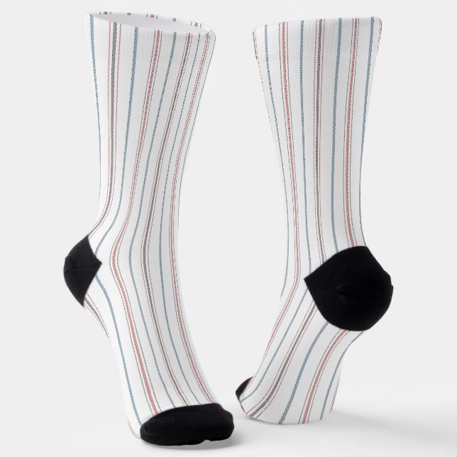 Elegant striped pattern. socks (Angled)