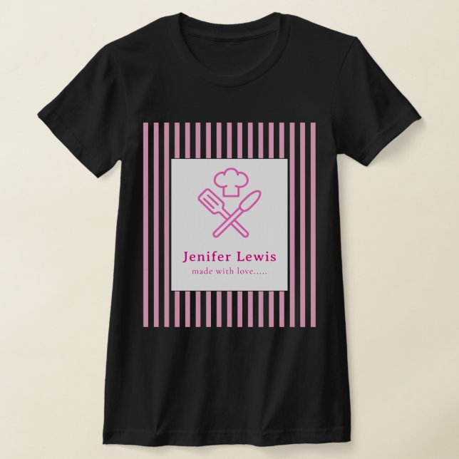 Elegant Striped T-Shirt (Laydown)