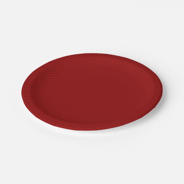 Elegant Stripes Paper Plate (Angled)
