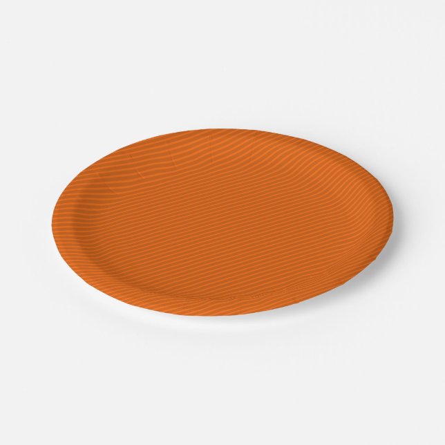 Elegant Stripes Paper Plate (Angled)