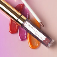 Elegant Stroke Lip Gloss Cosmetic Label