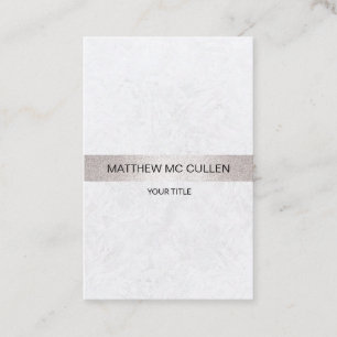 Elegant structure strip business card