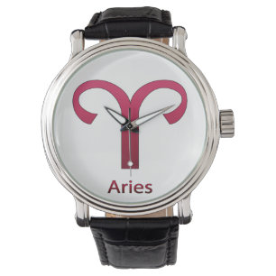 Elegant Stylish Aries star sign Watch