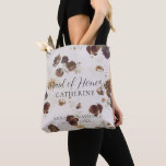 Elegant Stylish Beige Roses Floral Toile Wedding Tote Bag<br><div class="desc">Vintage romantic and chic English garden roses pattern on light beige background,  perfect as gift for bachelorette party,  wedding favour/gift for bride's maids,  maid of honour etc.</div>