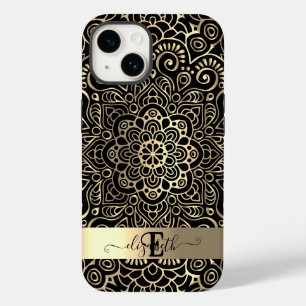 Elegant Stylish Black Gold Mandala    Case-Mate iPhone 14 Case