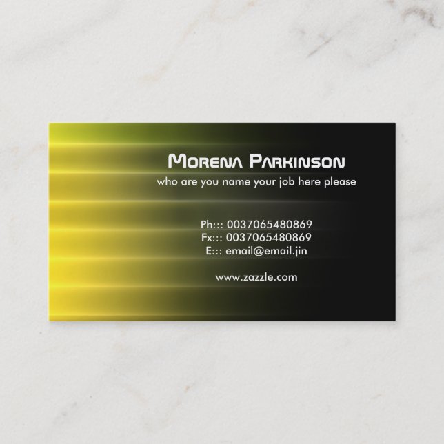 elegant stylish bold and modern business cards (Front)