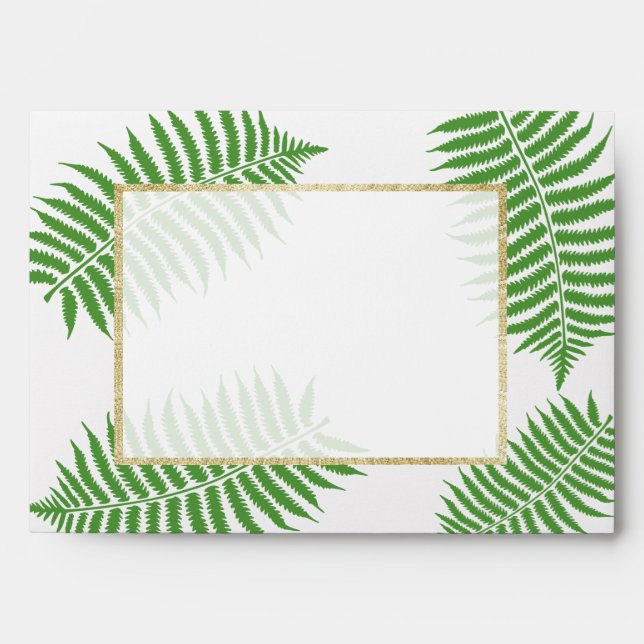 Elegant Stylish Bracken Wedding Envelopes (Front)