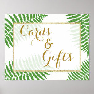 Elegant Stylish Bracken Wedding Poster