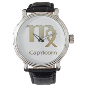 Elegant Stylish Capricorn Star Sign Watch