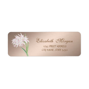 Elegant Stylish Chic Flower   Address