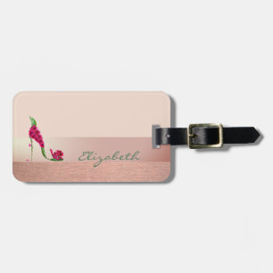 Elegant Stylish Chic,Flower  High Heel Luggage Tag