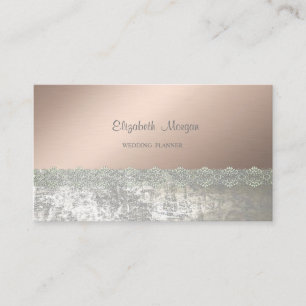 Elegant Stylish Chic ,Lace Business Card