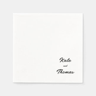 Elegant Stylish Chic Modern Simple Minimalist Napkin