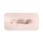 Elegant , Stylish,Chic, Rose Gold Brush Stroke