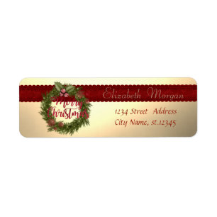 Elegant Stylish Christmas Holliday Wreath