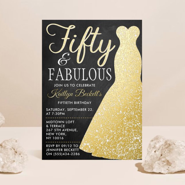 Elegant Stylish Dress | Fifty & Fabulous Birthday (Creator Uploaded)