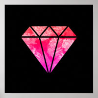 elegant stylish floral pink orange diamond black