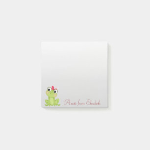 Elegant Stylish Girly ,Cartoon Froog Post-it Notes