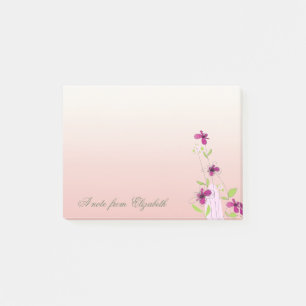 Elegant Stylish Girly , Flowers Post-it Notes