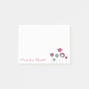 Elegant Stylish Girly , Flowers Post-it Notes