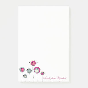 Elegant Stylish Girly , Flowers Post-it Notes
