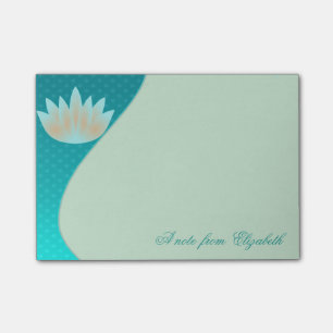 Elegant Stylish Girly , Lotus Flower Post-it Notes