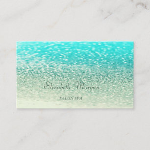 Elegant Stylish Glamourous Proffesional Glittery Business Card