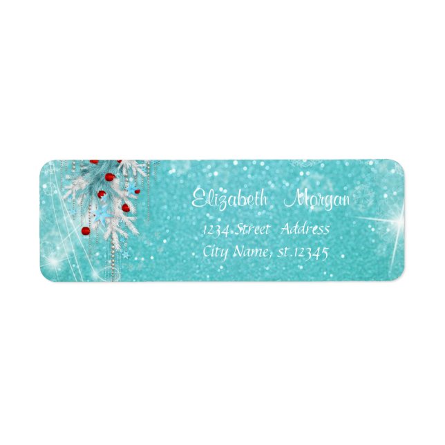 Elegant,Stylish Glitter Christmas Ornaments (Front)