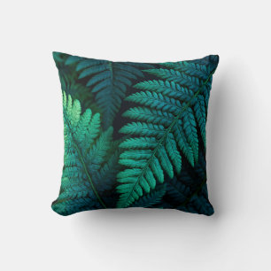 Elegant Stylish Greenery Botanical Cottage Leaves Cushion
