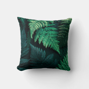 Elegant Stylish Greenery Botanical Cottage Leaves Cushion
