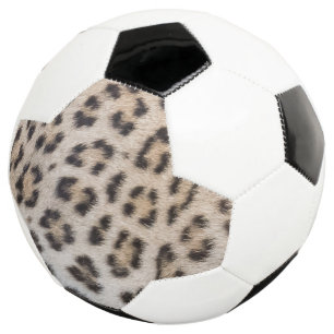 Elegant stylish leopard cheetah fur animal print football