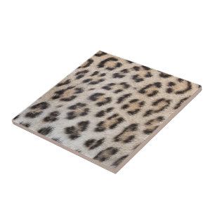Elegant stylish leopard cheetah fur animal print tile