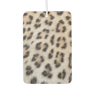 Elegant stylish leopard cheetah fur print pattern car air freshener