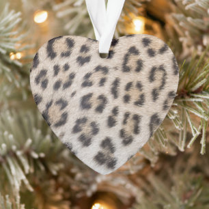 Elegant stylish leopard cheetah fur print pattern ornament