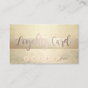 Elegant Stylish, Luminous  Loyalty Card