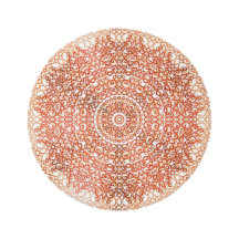 Elegant Stylish Mandala Boho Chic White & Copper