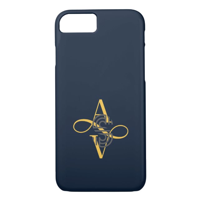 Elegant Stylish  Modern Case-Mate iPhone Case (Back)