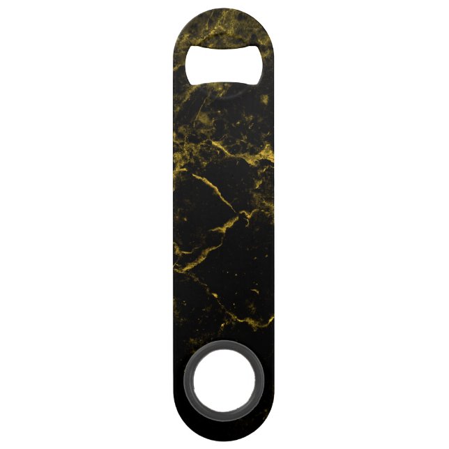 elegant stylish modern chic black and gold marble (Back)