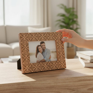 Elegant Stylish Modern Pattern Etched Frames