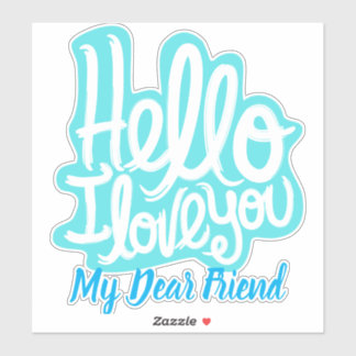 elegant stylish modern trendy i love you