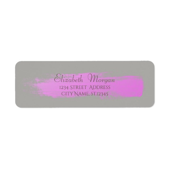 Elegant Stylish Modern Watercolor Brush Stroke (Front)