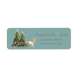 Elegant,Stylish Pine Trees,Christmas Reindeer