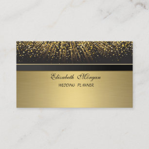 Elegant Stylish Professional Confetti Business Card