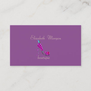 Elegant Stylish Proffesional, High Heel Business Card