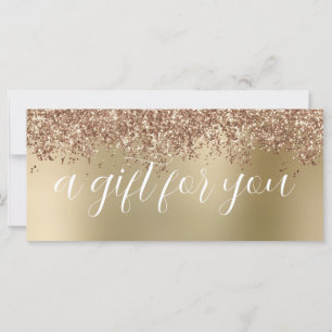 Elegant stylish rose gold glitter makeup & hair