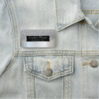 Elegant Stylish, Silver Frame, Glitter Ombre