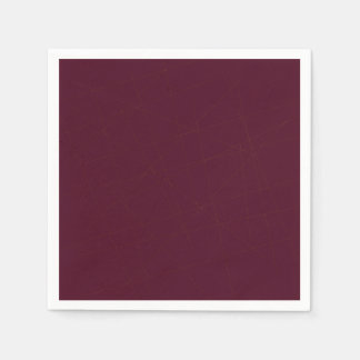 Elegant stylish solid dark purple burgundy napkin