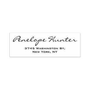 Elegant Stylish Trendy Modern Handwriting Script Self-inking Stamp