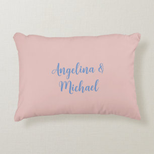 Elegant Stylish Trendy Unique Names Calligraphy Decorative Cushion
